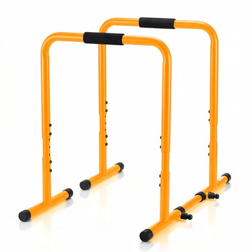 NEWBULIG Dip Bar Station Adjustable Parallel Bars with Soft Foam Handles