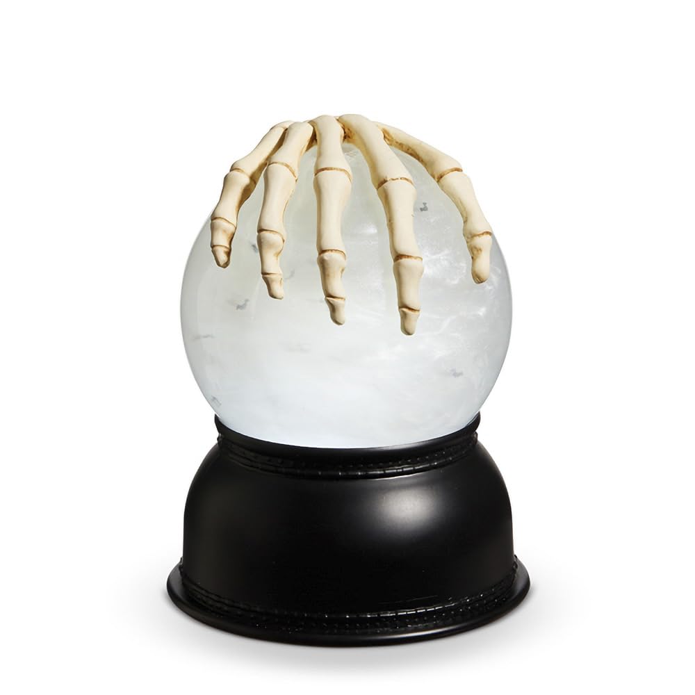 SWIRLING BAT LIGHTED GLOBE 5.25" CREEPY BONES by RAZ Imports, Inc