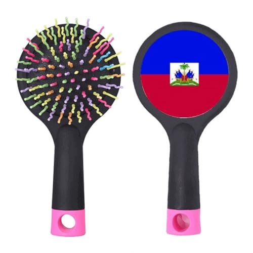 Brosse à cheveux démêlante coussin d'Haïti pour salon de coiffure