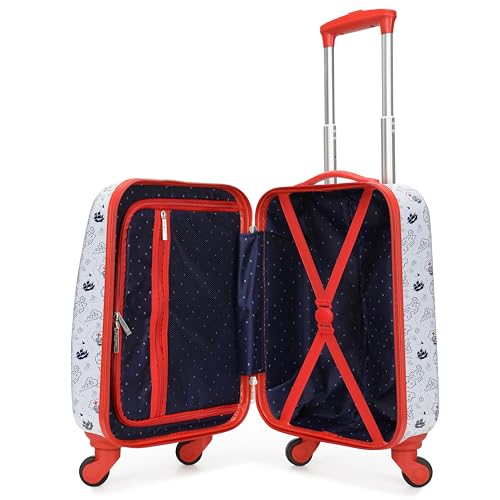 Nautica Kids Luggage - 18" Airline Approved Rolling Hardside Upright Carry-on Suitcase with Wheels (Pirate Ahoy)2