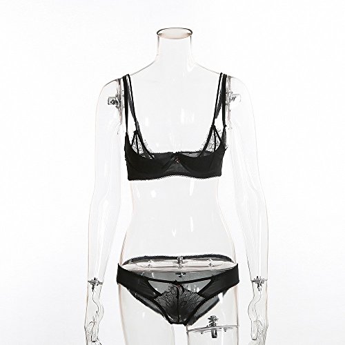 Pyjamas transparents ultime tentation et ensemble bande en acier lingerie sexy bow
