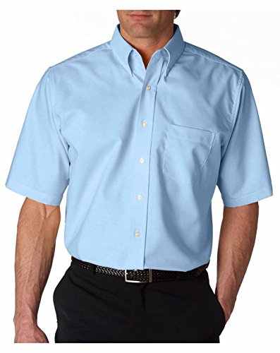 Ultraclub 8972T Oxford Dress Shirt Light Blue Xx-Large Tall #TOP16