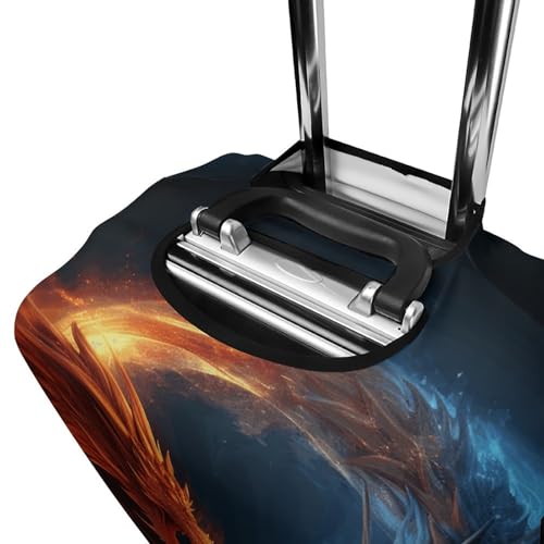 Housse de valise dragons du feu et de la glace L extensible - 5