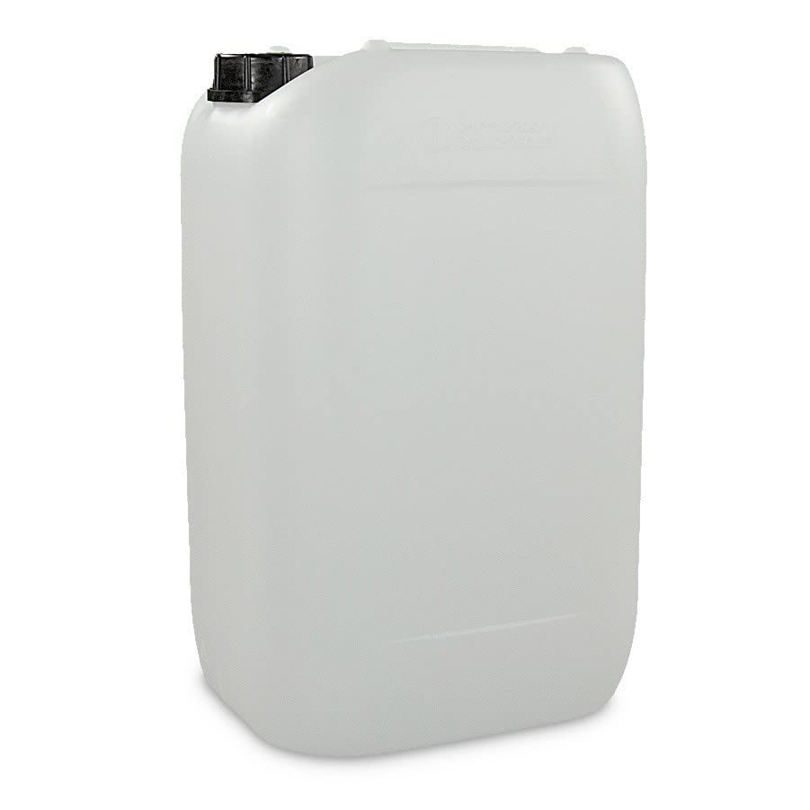 UK GROW 25L Litre Water Storage Container+ 61mm Tamper Evident Cap Jerrican Drum Jerry Can Bottle Camping