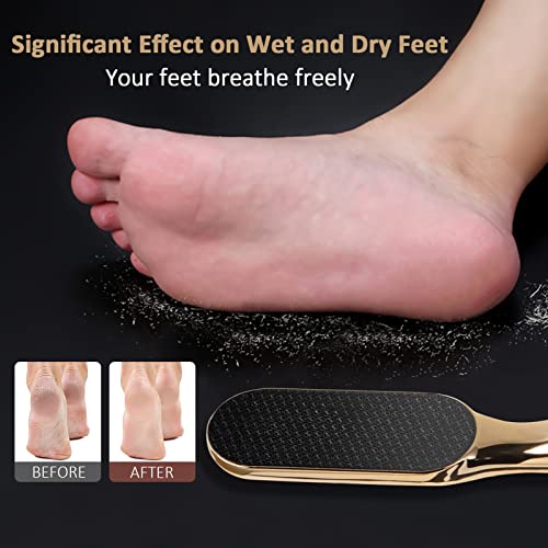 Glass Foot File Callus Remover And Sharp Nail Clipper Set, Pedicure Tools For Both Wet And Dry Feet #TOP3