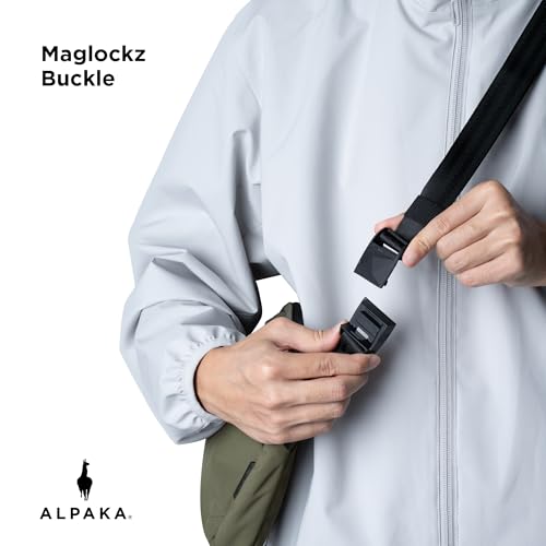 ALPAKA Flight Sling 2L- Crossbody Sling Bag For Men Travel Lightweight,Portable, Packable, with Quick Release Shoulder Strap
