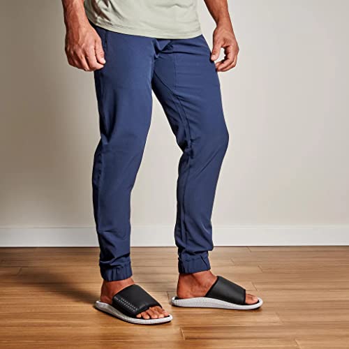 Olukai Ulele 'Olu Men's Slide Sandals, Water-Resistant & French Terry Lined, Comfort Fit & Wet Grip Rubber Soles, Black/Black, 9 #TOP5