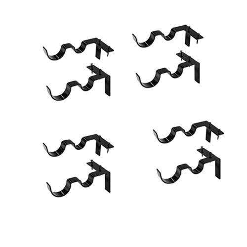 Buy HFGV Adjustable Brackets for Curtain Rods No Drill,Curtain Rod
