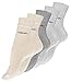 Produktbild VCA 10 Paar Damen Socken melliert, ohne einengendes Gummibund Gr. 35-38