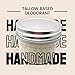 Michelle's Creatives Handmade Tallow Cream Deodorant - Clean Deodorant for Women & Men - Natural Aluminum Free Deodorant - Deodorants Without Aluminum - Ideal for Athletes, Teens- 4 oz (Lavender Sage)