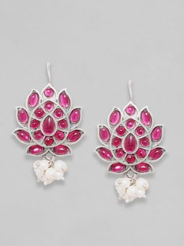 Image of Rubans Demi Fine Stainless Steel Stud Earrings Daily Gift for Women & Girls