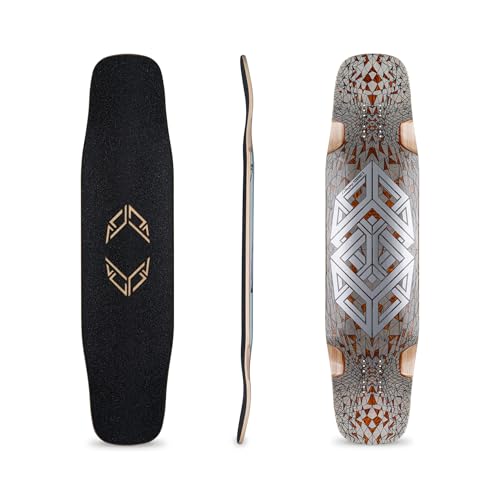 Loaded Boards Tesseract II Longboard Freeride Freestyle Sliding Skateboard (Deck Only, Chroma