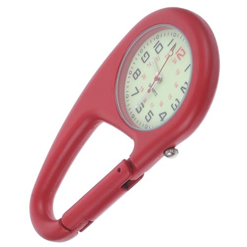 BCOATH カラビナ 腕時計 フォブ 腕時計 クリップ デジタル バックパッカー 登山 男性用 マウンテン クライミング レッ