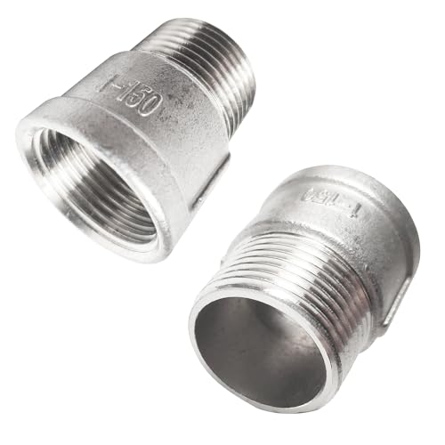 LOZOME Raccord de tuyau femelle 3/4" vers filetage mâle 3/4" NPT 304 en acier inoxydable