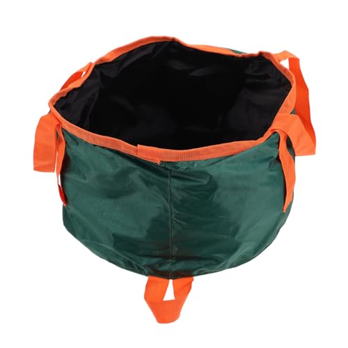 Hemobllo Lavabo Plegable al Aire Cubo de Lavabo al Aire Cubo de Lavado de pies Cubo de Lavabo para Acampar Lavabo para Personas Mayores Poliéster Olive Green
