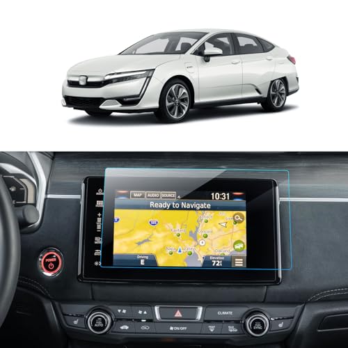 LANTU Car Screen Protector for Honda Clarity 2018 2019 2020 2021 Accessories Navigation Touchscreen Protector Film Tempered Glass HD Clear Anti-Glare 8''