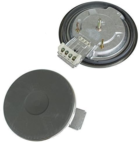 Qualtex Universal Hob Solid Hotplate Cooker Element, 145mm, 1000W, 8mm Rim, Universal Fitment