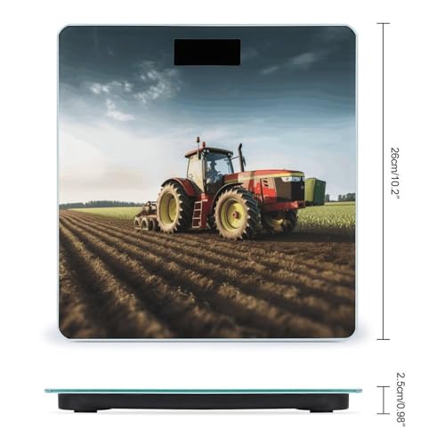 Báscula digital de baño con capacidad 400 lb y pantalla LCD miniatura 2