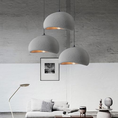 Lámpara de techo gris cemento moderna ajustable para cocina e isla 4