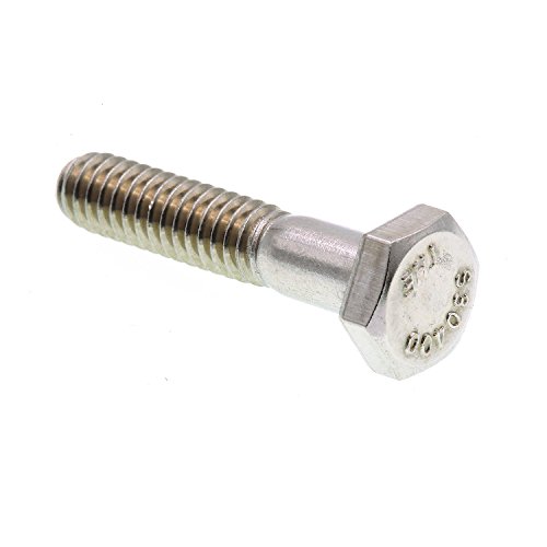 Image of Prime-Line 9058346 Hex Bolts, 1 /4 in.-20 X 1-1 /4 in., Grade 304 Stainless Steel (25 Pack)