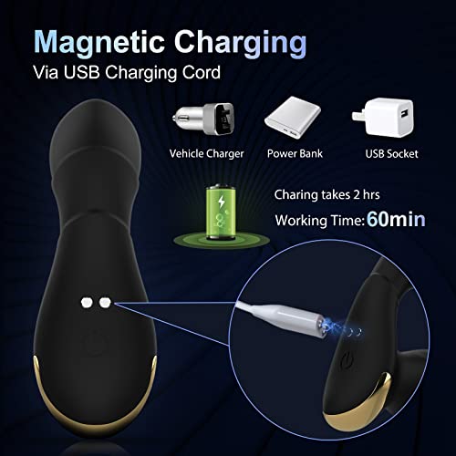 Elektrische draagbare massageset, 10 snelheden Optionele modi, Vibrâtörḕn Mân Ånââlspḕḕltjḕs Sḕksspḕḕltjḕs Vöör Mânnḕn… - Afbeelding 6