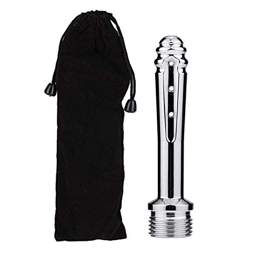 Enema douche mini sproeier vaginaal vaginale vaginale vaginale reiniger darmdouchesysteem (zilver)