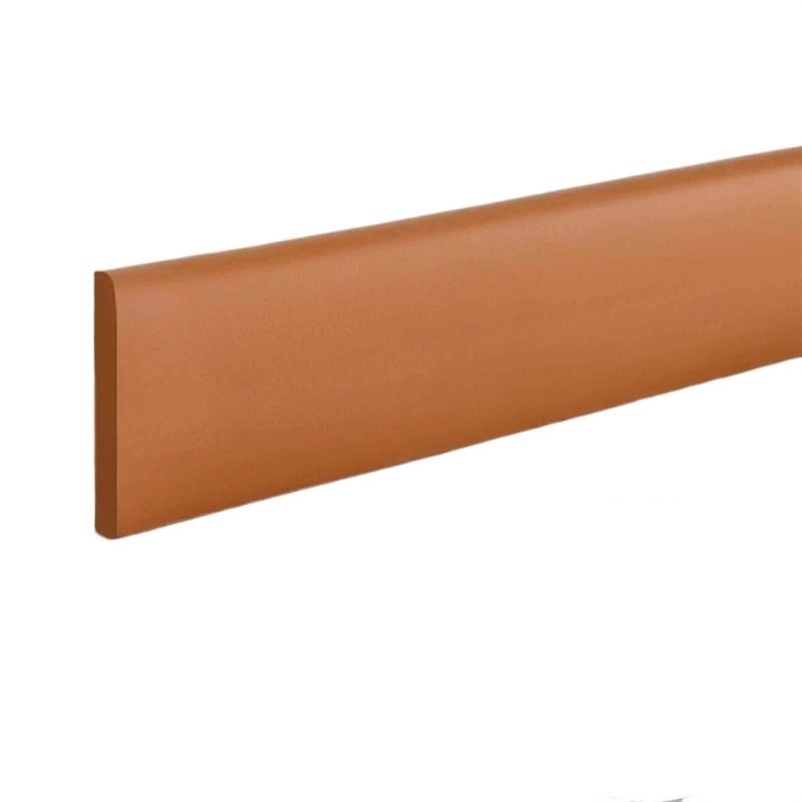 Finiture Del Battiscopa Adesivo da parete autoadesivo for battiscopa 5 m. Linea angolare decorativa in filo morbido for camera letto e stanza(Brown 1.5cm thick,6cm wide)