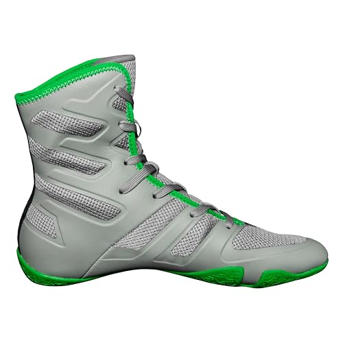 Image of Title Boxing Total Balance Shoes (Grey /Green, US Footwear Size System, Adult, Men, Numeric, Medium, 7.5)