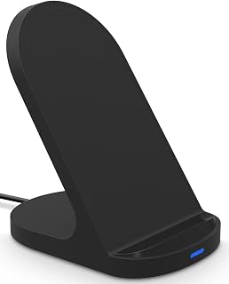 15W Fast Wireless Charger Wireless Phone Charger Stand Compatible with Apple iPhone 14 13 12/12 Pro Max/ 11Pro/11Pro Max, Compatible with Samsung Galaxy S22 S21 S20