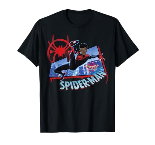Marvel Spider-Man Into the Spider-Verse Miles Kick T-Shirt