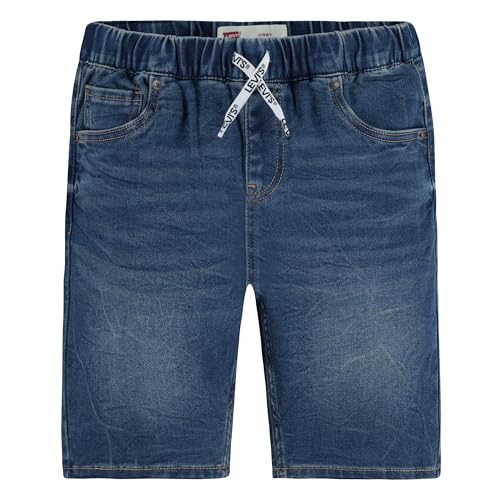 Levis Boys Elastic Waistband Pull-On Shorts (Big Kids) Prime Time LG (12-14 Big Kid)