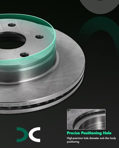 Image of SCITOO Brake Kits Front Rear Disc Brake Rotor & Pads:53005;53006;D1084;D967 | Fit For Chrysler For Aspen 2007-2009,For Dodge For Durango 2007-2009,For Ram 1500 2006-2010,For Ram For 1500 2011-2018