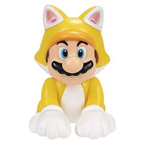 World of Nintendo 91424 2.5″ Cat Mario Action Figure