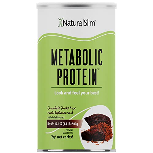 NaturalSlim Metabolic Whey Protein Powder Chocolate Low Carb, Meal