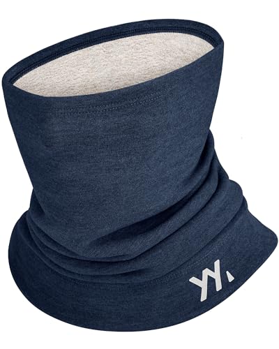 YANIKY Winter Fleece Schlauchschal, Winddicht Halstuch Warm Loop Schal, Multifunktionstuch Halswärmer für Herren & Damen Outdoor Aktivitäten