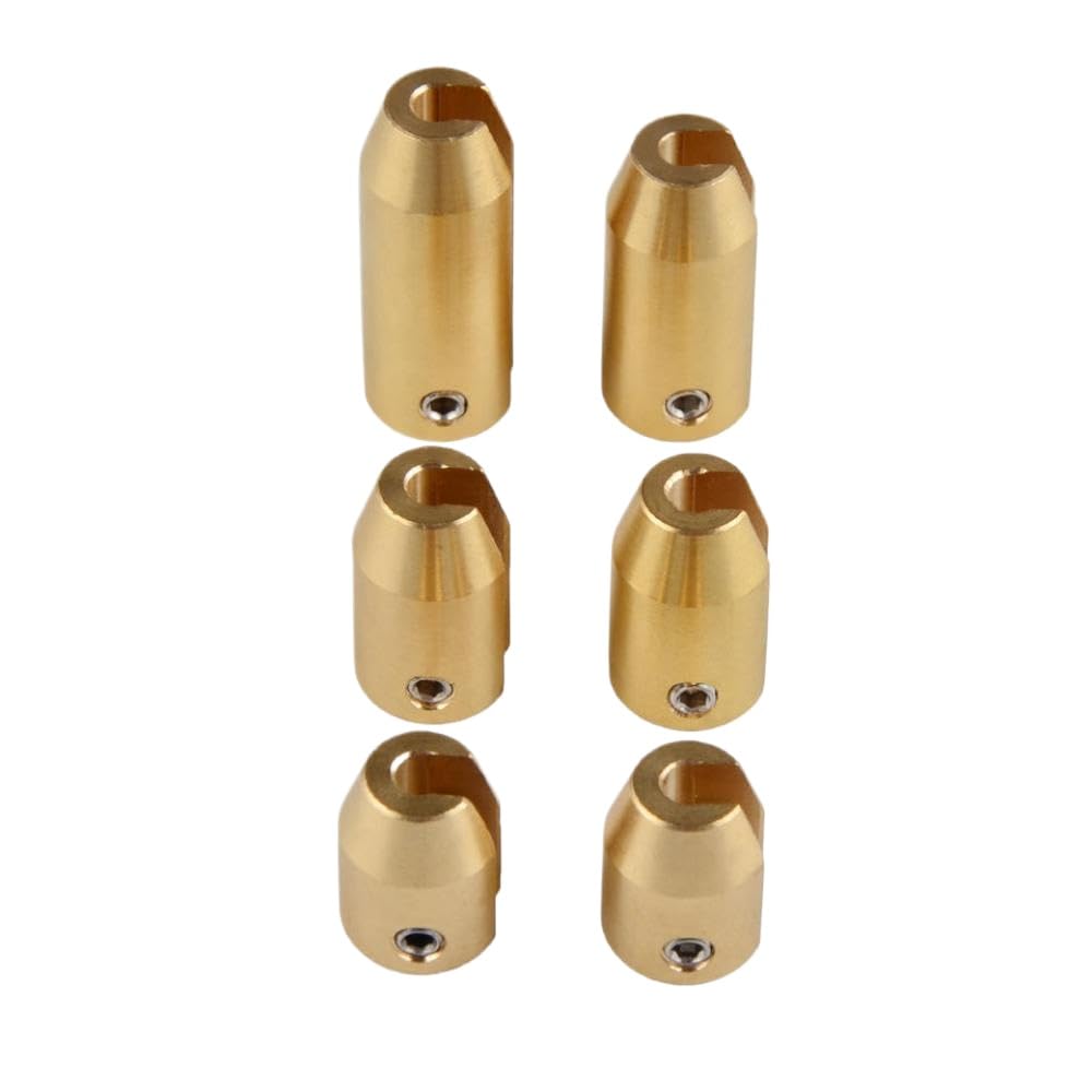 Kit de recarga de peso para equilibrio de radios de rueda de latón de motocicleta, 6 uds., Compatible con ruedas de radios Vintage métricas deportivas duales Supermoto