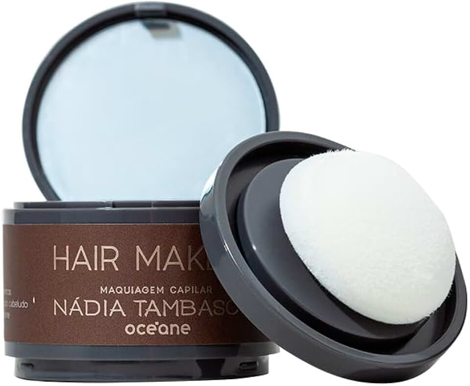 Océane Maquiagem Capilar Castanho Escuro Nádia Tambasco By Océane - Hair Makeup 4g