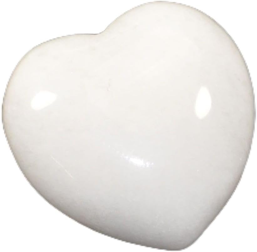 Heart Stone Heart Snow Resin 25 mm