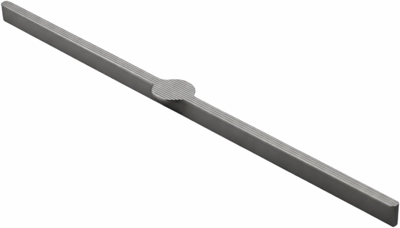SARAL Çizgili Soft Füme Çekmece Dolap Kulp 800 mm Modern Metal Uzun Yapı Mutfak Gardrop Kulp
