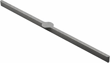 SARAL Çizgili Soft Füme Çekmece Dolap Kulp 800 mm Modern Metal Uzun Yapı Mutfak Gardrop Kulp