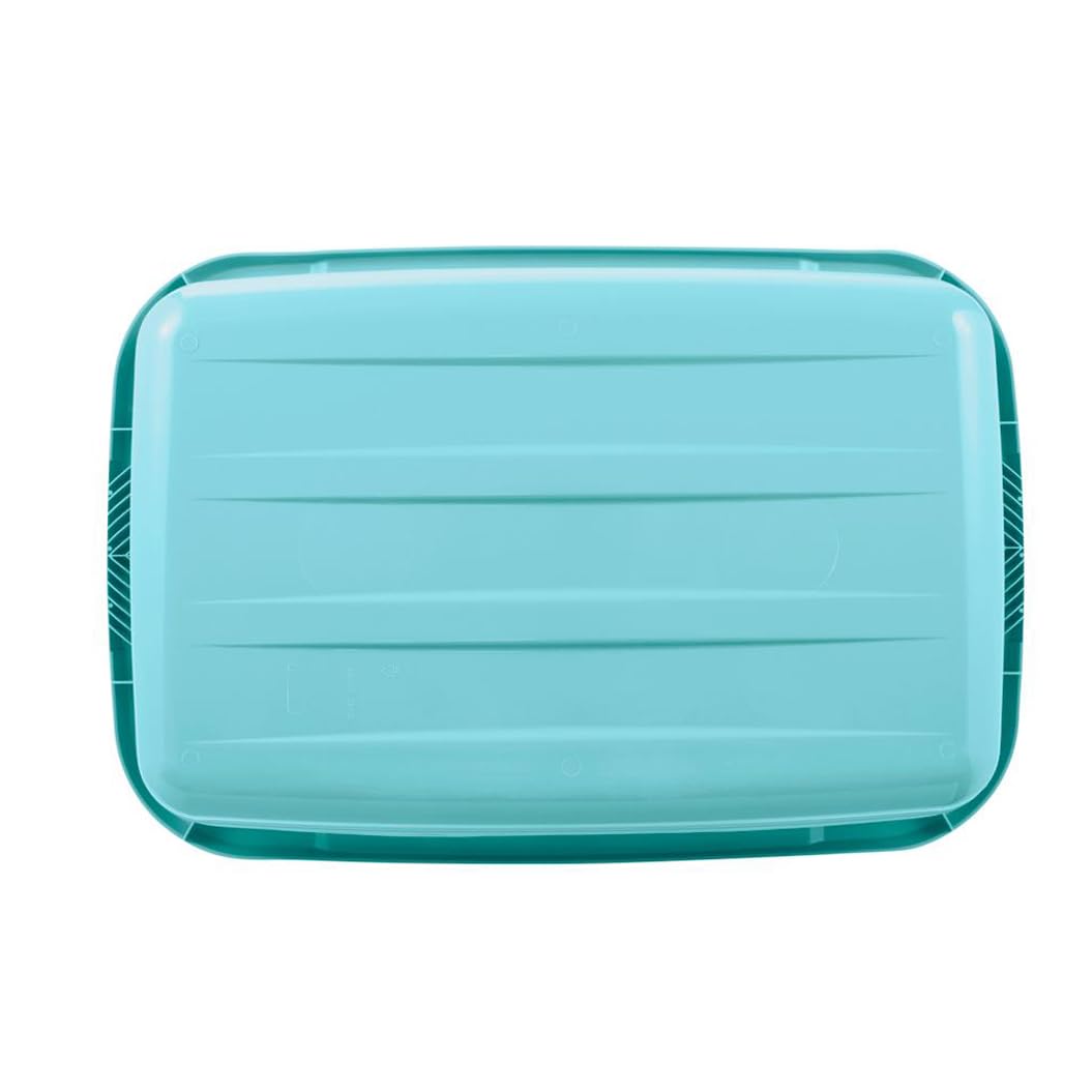 Panier à Linge Keeeper Lasse 50 L - Design Ajouré, Poignées Ergonomiques, Empilable, Fabriqué En Europe