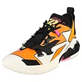 Nike Jordan WHY NOT Zero Mens Fashion Trainers in Ivory Black Orange - 10.5 US