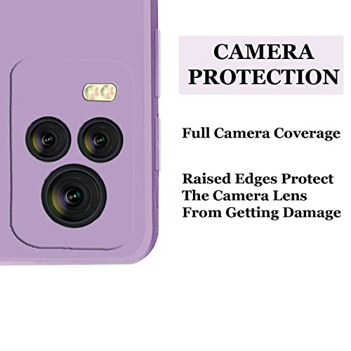Image of A rtistque Liquid TPU Silicone Matte Shockproof Flexible with Camera Protection Soft Back Cover Case for Vivo Y73 - Purple
