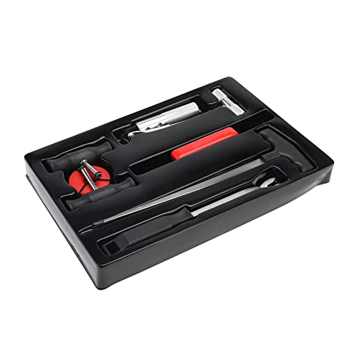 BOOMSTART 7 Piezas Herramienta de extracción de Parabrisas, Herramientas de desmantelamiento del Parabrisas de automóvil, Herramientas de desmontaje de Ventana automotriz Universal, Alambre de Corte