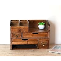 Amazon.co.jp: Juleduo 卓上 デスクオーガナイザー ペン立て