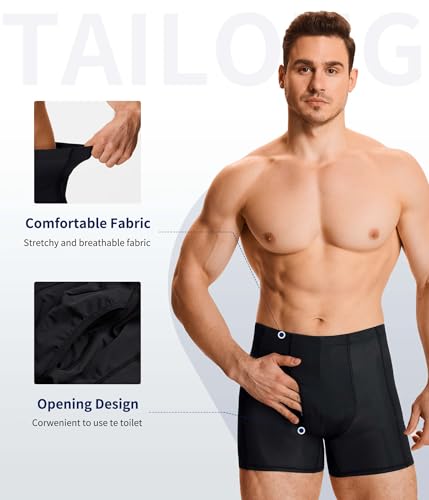 TAILONG Men's Underwear Boxer Briefs Tummy Control Body Shaper Enhance Butt Lifter Shapewear with Removable Padded2