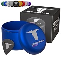 Boîte De Rangement Métal Étanche Et Anti-Odeurs - Aluminium Anodisé 5.5x4.6 Cm - Pour Tabac, Herbes...