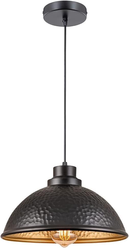 Plafonnier luminaire E26 suspendu en métal pour éclairage de restaurant