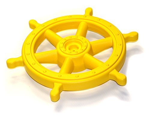 Eastern Jungle Gym Jumbo Captain's Ship Wheel Pirate Wheel Deluxe Swing Set Accessory for Wooden Playset - Thumbnail 6