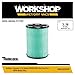 WORKSHOP Wet/Dry Vacs Vacuum Filters WS23200F HEPA Media Filter For Shop Vacuum Cleaner (Single HEPA Media Filter For Wet/Dry Vacuum Cleaner) Fits WORKSHOP 5-Gallon to 16-Gallon Shop Vacuum Cleaners